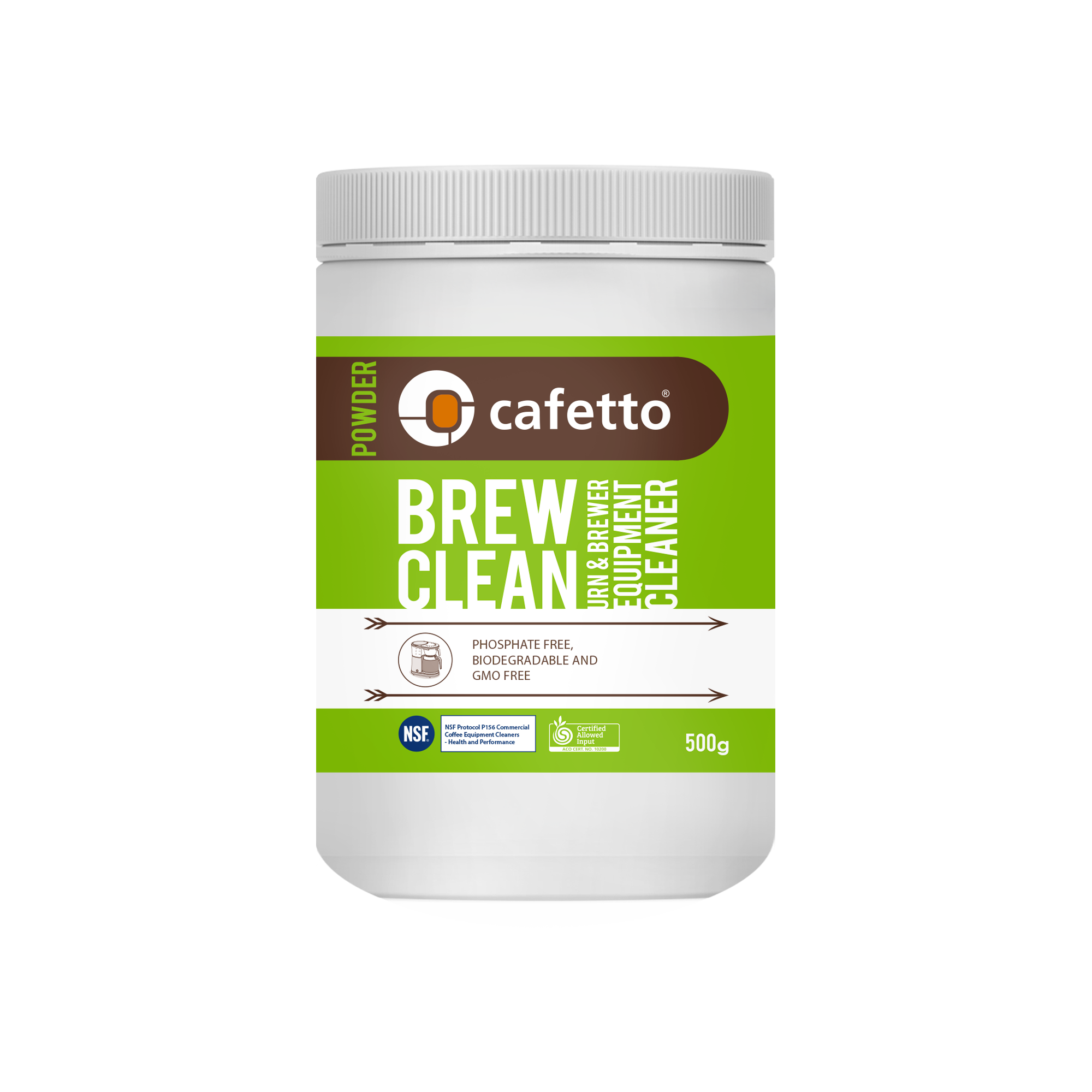 Cafetto Brew Clean Urn & Brewer Equipment Cleaner