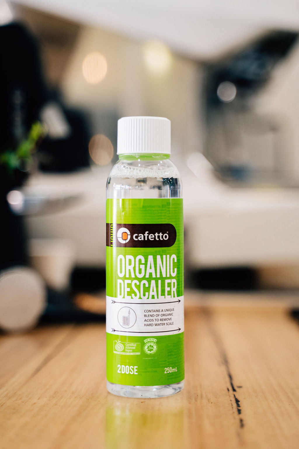 Cafetto Organic Descaler 250ml Liquid Descaler Bottle